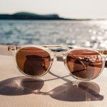 Accessories - white framed brown lens sunglasses