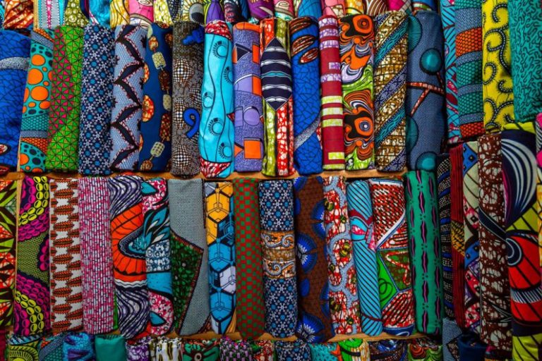 Fabrics - assorted-color textiles
