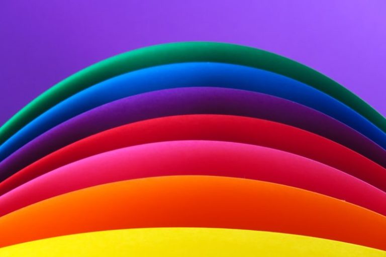 Colors - multicolored rainbow artwork